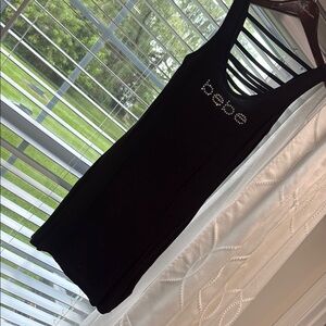 bebe Black Sleeveless Dress